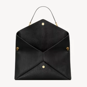 Saint Laurent Cassandre Large Lambskin Chain Pouch with YSL Logo