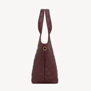 Saint Laurent ICARE Medium Quilted Nappa Leather Tote with Oversized Cassandre Logo